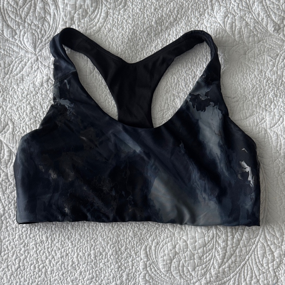 Old Navy Black and Gray Sports Bra